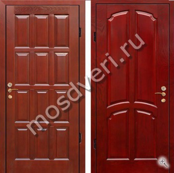 Металлическая дверь в загородный дом МДД-1105 - купить от производителя Мосдвери Металлическая дверь в загородный дом МДД-1105